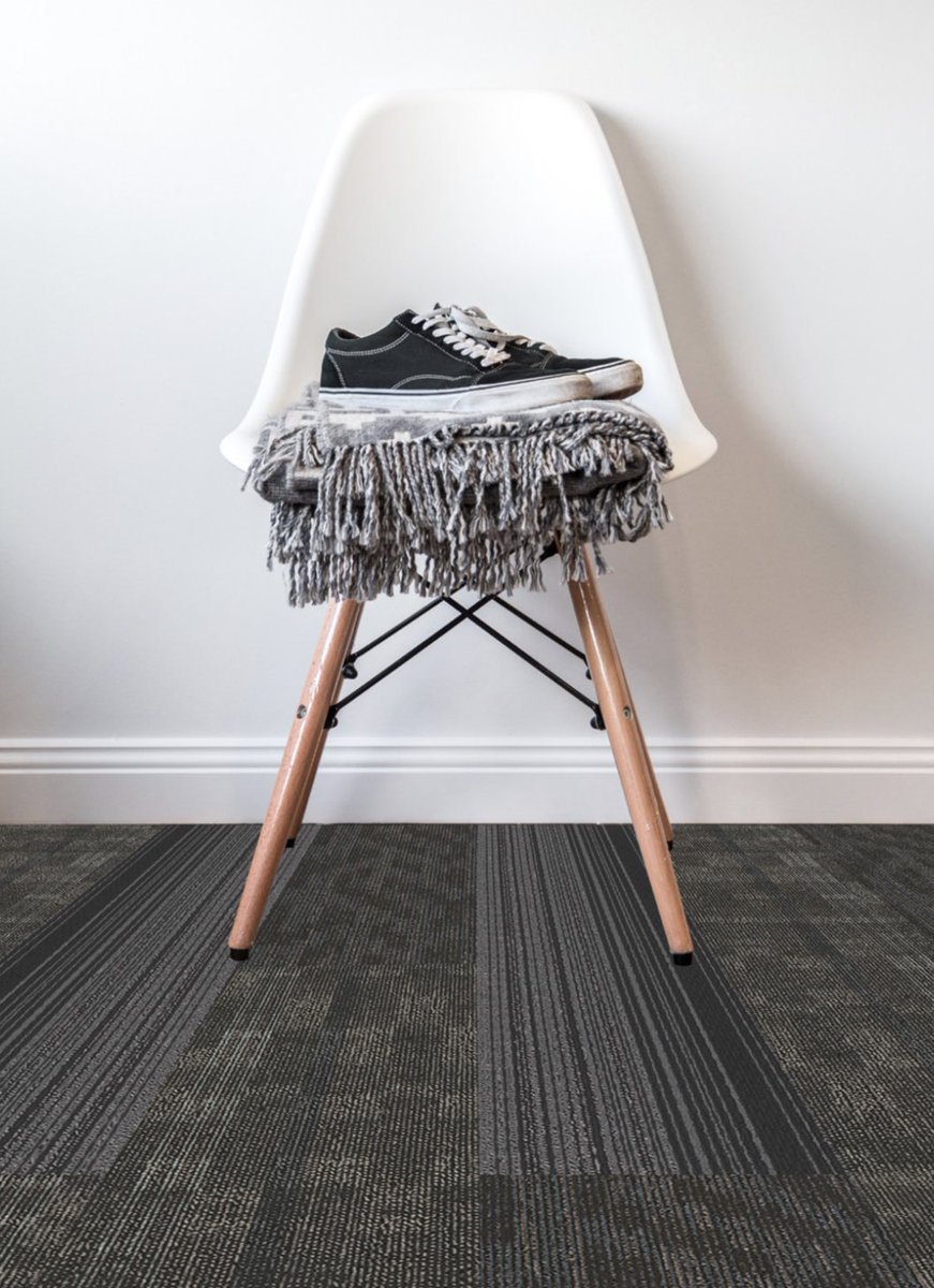 EFContract's tweet image. The #efcontract Kicks Collection is still kickin’! The clean and structured look of these #carpetplank styles comes and goes through a strategic variation in contrast levels. These flexible  #modularflooring designs work beautifully across a wide range of spaces. #tiletuesday