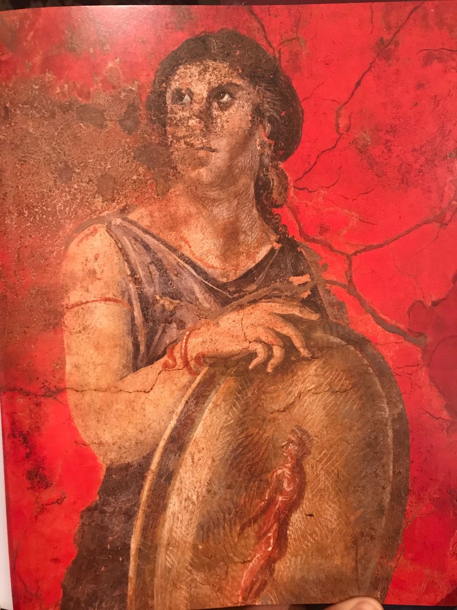 I'm also shocked given the prominence of bronze in Roman materiality and representation passed down from Greece, and the different color palettes that emerge in art to reflect such. Look at the figures in these frescoes: