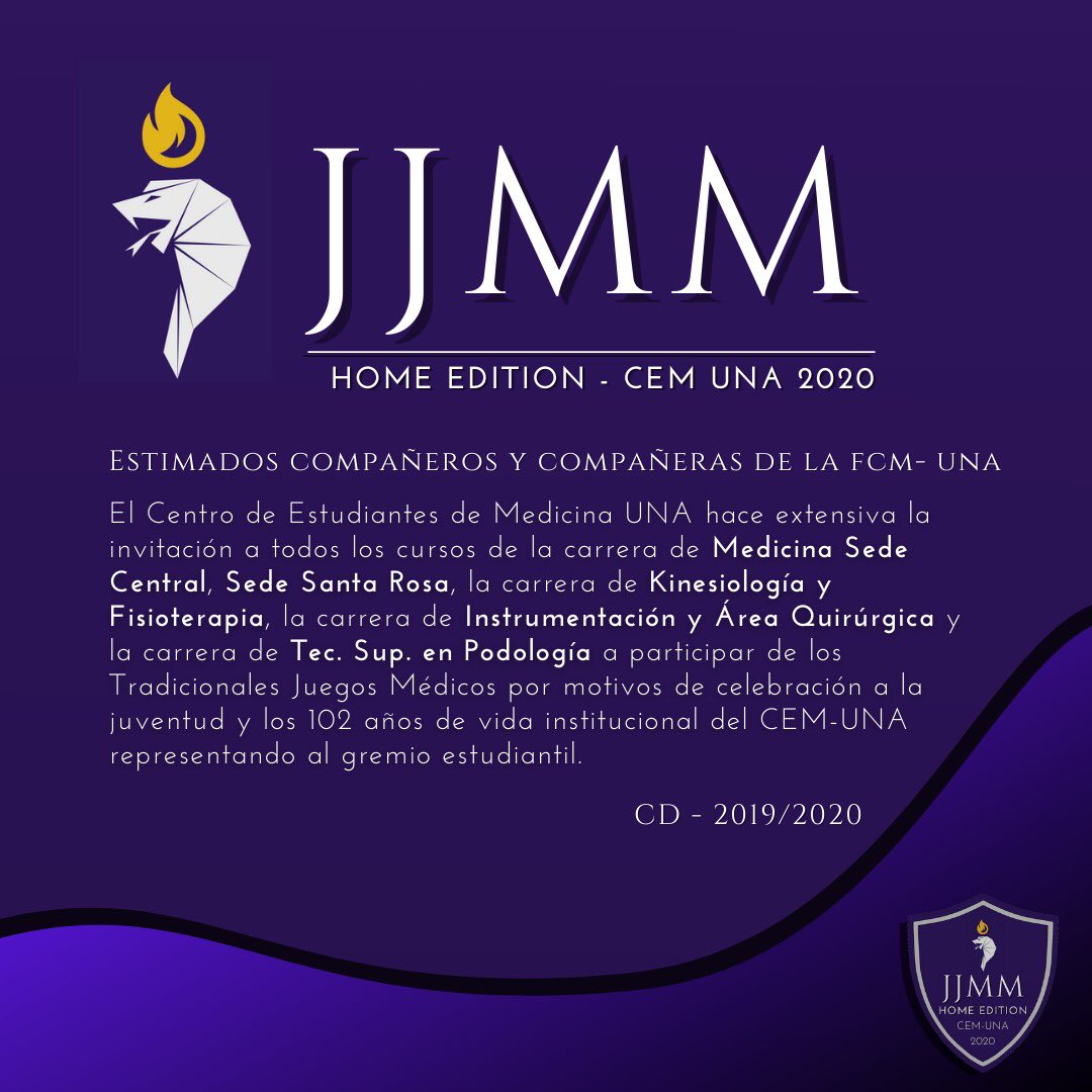 ⚠️ Juegos Médicos Home Edition 2020 #CEMUNA
