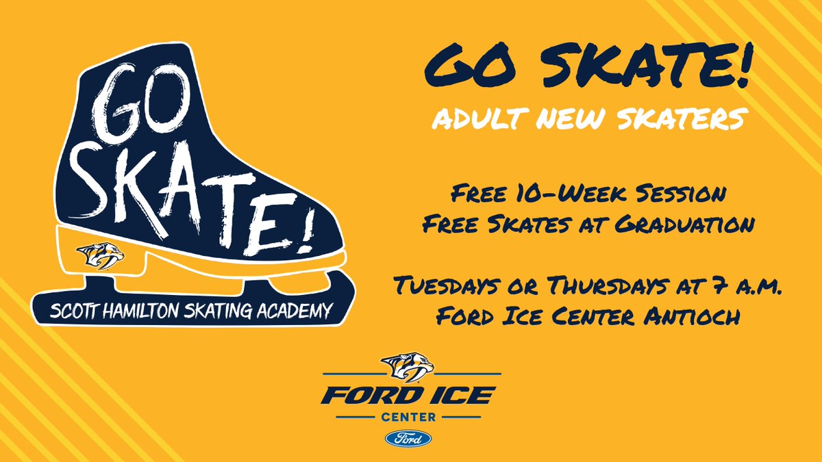 Make 2020 the year that you Learned to Skate!

The <a href="/ScottSk8Academy/">ScottHamiltonAcademy</a> invites all adults who want to learn to skate to Go Skate! Adults, a free 10-week program. Choose from Tuesday or Thursday morning classes. 

Learn more and register 👉 bit.ly/Go_Skate