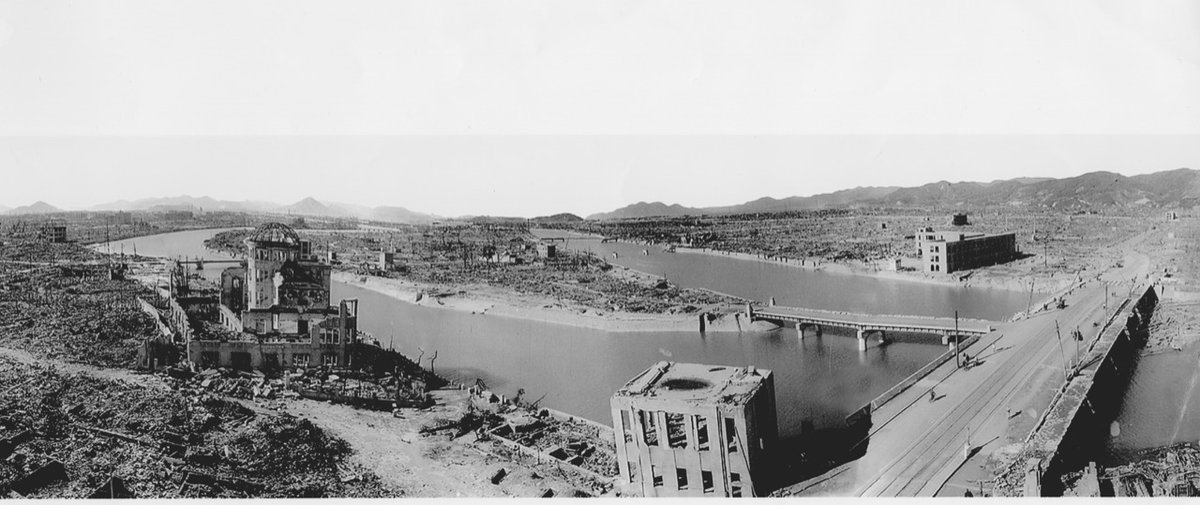 DouglasWellman's tweet photo. Kalaria Palchikoff's neighborhood after the atomic bombing of Hiroshima. Amazingly, she and her family survived. From the new book, "Surviving Hiroshima, A Young Woman's story. https://t.co/Q3XaCeBXpQ