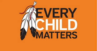 PsSimcoe's tweet photo. Tomorrow our school and #DSBN will join across Canada by wearing Orange to honour the memory of every child sent away to residential schools. #Stingerstrong https://t.co/NceTafRa96