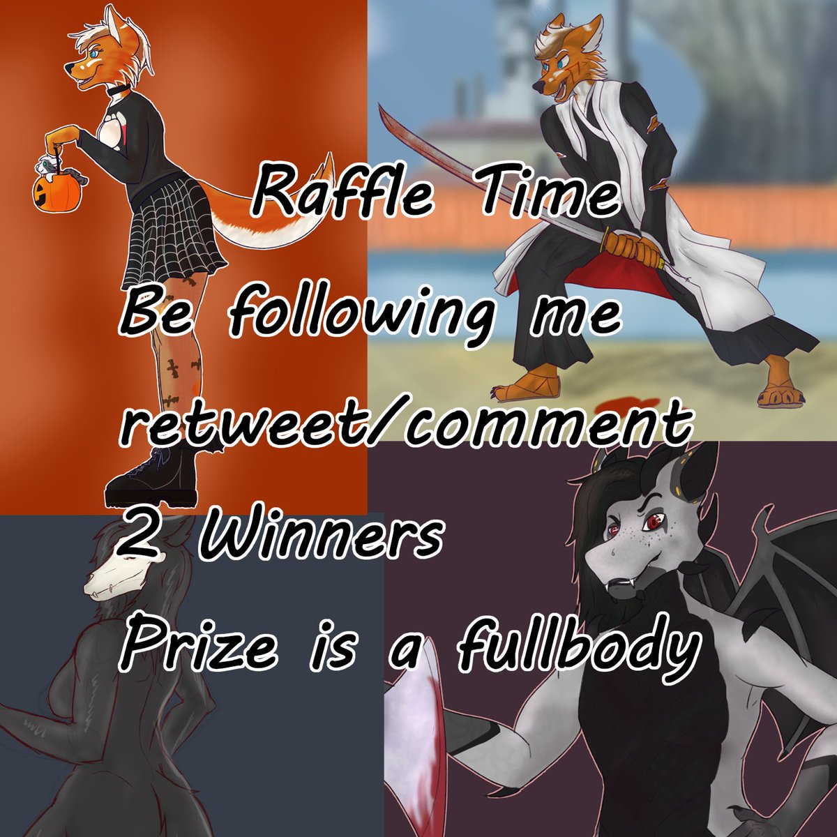 Sprrigs_'s tweet photo. Hey everyone!
We're almost at 300 followers, its time for a raffle!

The rules are simple:
- follow me
- Retweet this
- and comment something!

I'll pick 2 winners. And they will get a Fullbody shaded!

Thank you so much and have fun participating 😍 https://t.co/oGemmNTlmy