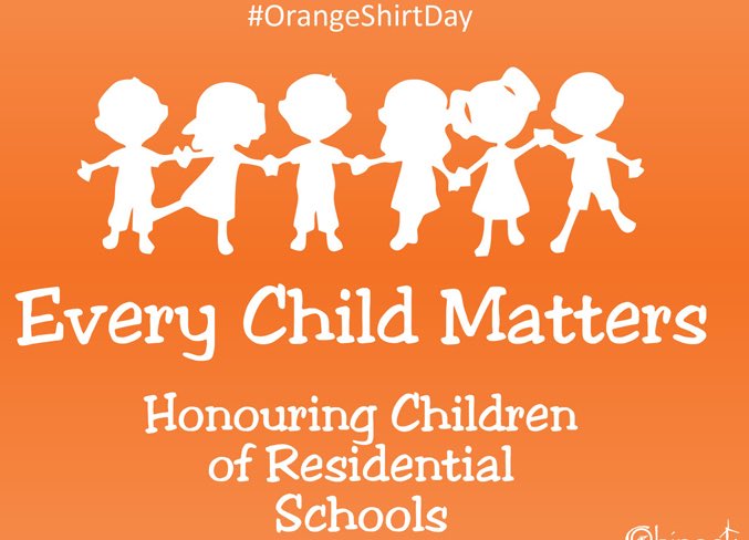 Tomorrow is Orange Shirt Day! #EveryChildMatters #OrangeShirtDay2020