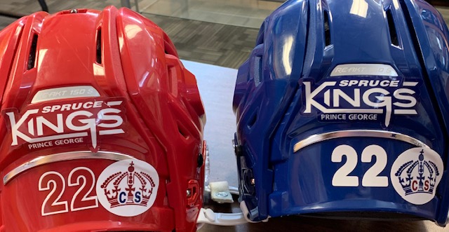 SpruceKings's tweet photo. The Spruce Kings organization is proud to honour our former Captain and three year Spruce King Chad Staley this season. 

Our players will wear Chad's initials on our helmets this season. Chad was the ultimate teammate and friend. ❤️💙

#RIP22 | #TrueBlue https://t.co/BeHLlaxOWs
