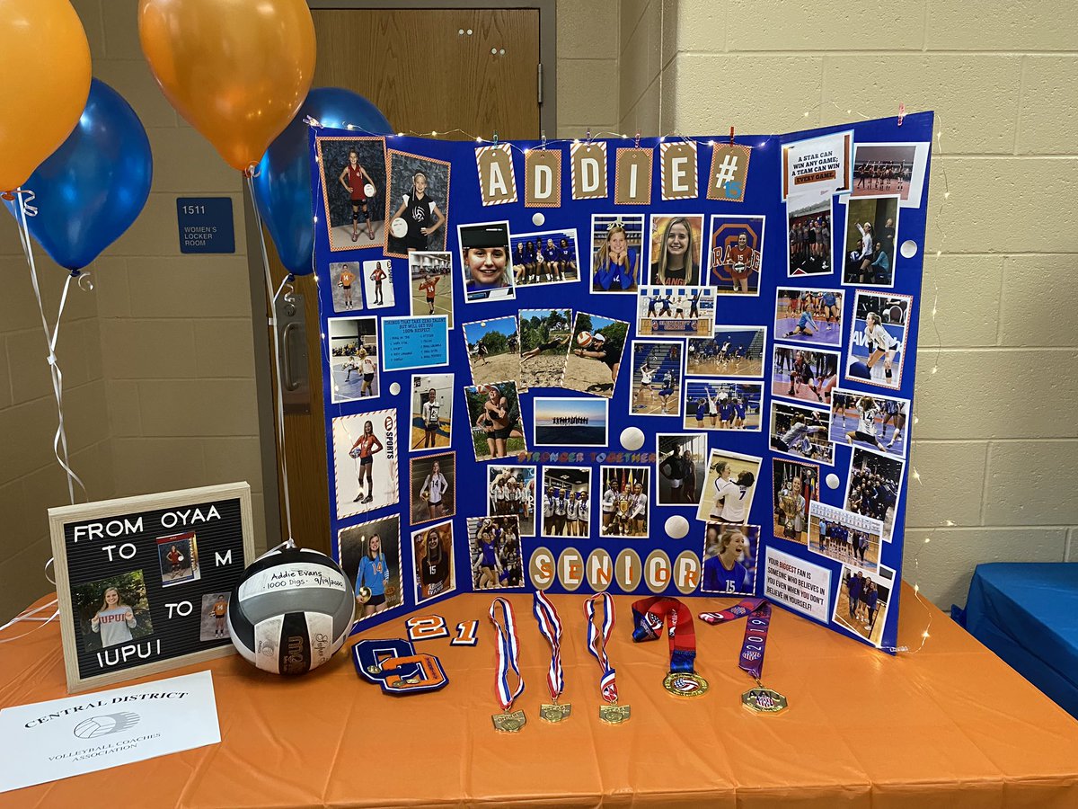 Orangevball's tweet photo. Senior Night!!! https://t.co/xNE7NGDYpy