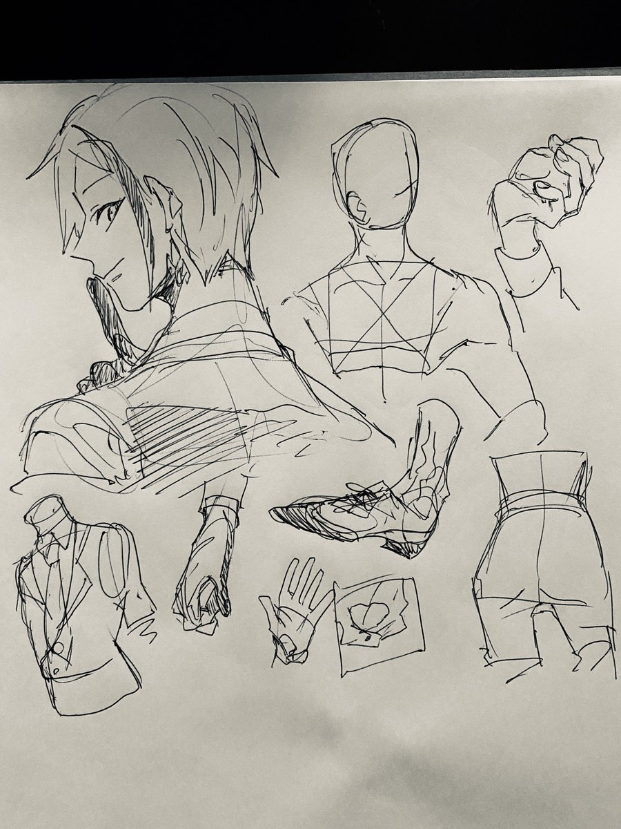 朝の一発描き
ジェイドともろもろ 