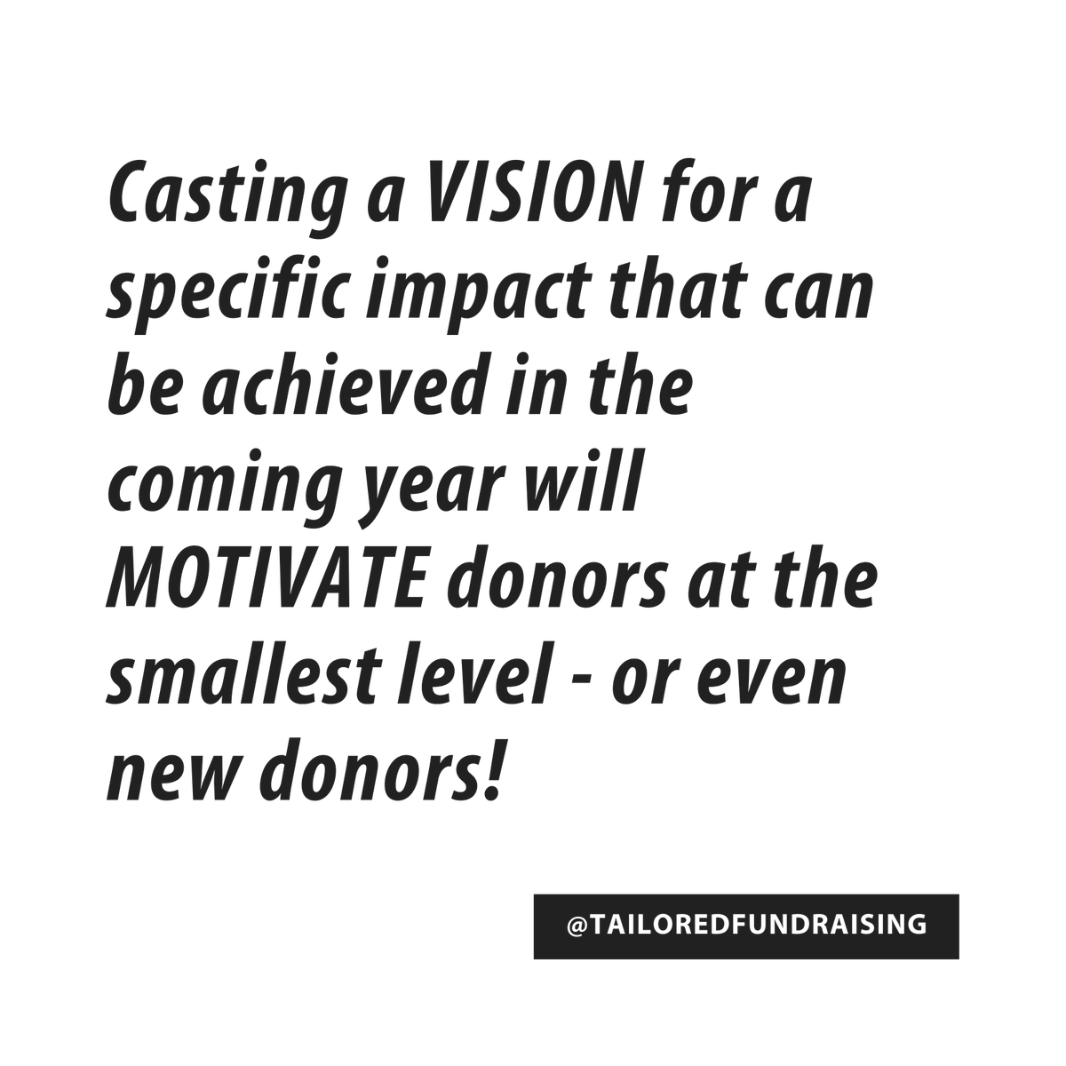 Here's a quick read about how to achieve a successful Year End Giving strategy! 👏🏼

#fundraising #fundraisingtips #raisemoney #yearendgiving #donations #missions
tailored.fund/news/2020/4/21…