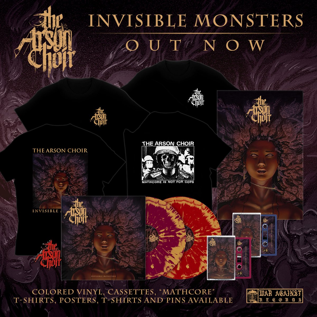 The Arson Choir (@thearsonchoir) on Twitter photo INVISIBLE MONSTERS EP is now out! Make sure to pick up your vinyl cassette and all other Merch at www/waragainstrecords.com/store
<a href="/WarAgainstRecs/">WAR AGAINST RECORDS</a> #InvisibleMonstersep #TheArsonChoir INVISIBLE MONSTERS EP is now out! Make sure to pick up your vinyl cassette and all other Merch at www/waragainstrecords.com/store
<a href="/WarAgainstRecs/">WAR AGAINST RECORDS</a> #InvisibleMonstersep #TheArsonChoir