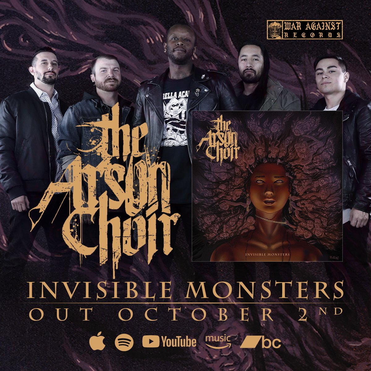 Make sure to check out INVISIBLE MONSTERS out now! @waragainstrecords #InvisibleMonstersep #TheArsonChoir