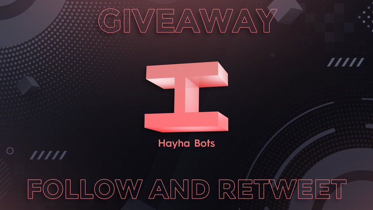 Giveaway! 🥳 Prize: • 1x Hayha copy To enter: • Follow @HayhaBots • RT this post Ends in 24 hours! ⏰