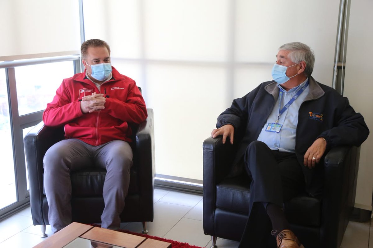 Visitamos #Tomé en su aniversario 476 y nos reunimos con su alcalde Eduardo Aguilera, con quien dialogamos sobre proyectos para la comuna, como la reposición del cuartel de la quinta compañía de bomberos. Además, saludamos y agradecimos a los funcionarios de seguridad municipal.
