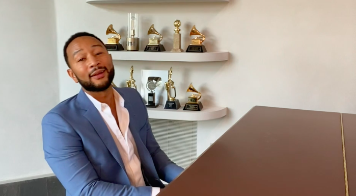 VMWTelcoCloud's tweet photo. .@johnlegend singing some of his greatest hits, "Love Me Now" &amp; "All of Me." We can't get enough at @VMworld 2020! 😍 https://t.co/cSOW6p1WEx
