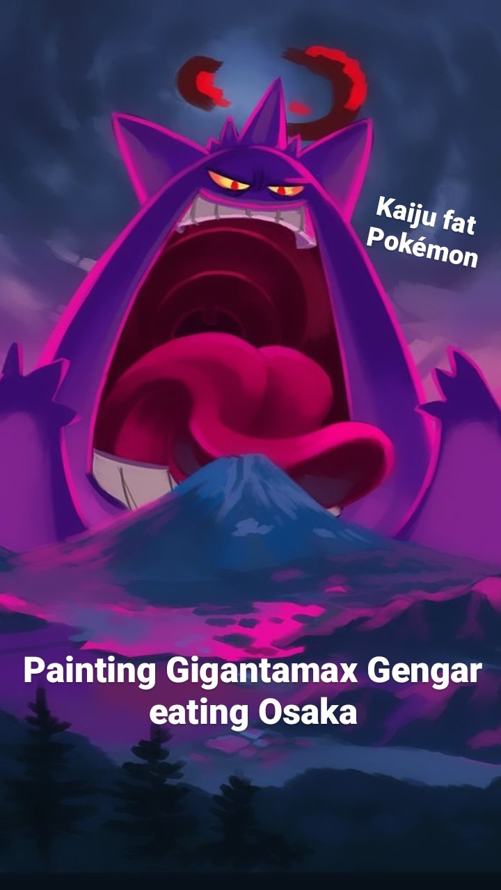 Gigantamax Gengar and Donuts! - 9GAG