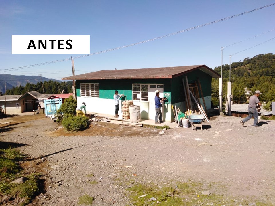 ¡𝑪𝒐𝒏𝒐𝒄𝒆 é𝒔𝒕𝒂 𝒕𝒓𝒂𝒏𝒔𝒇𝒐𝒓𝒎𝒂𝒄𝒊ó𝒏!
Llevamos a cabo la 𝗰𝗼𝗻𝘀𝘁𝗿𝘂𝗰𝗰𝗶ó𝗻 𝗱𝗲 𝘀𝗲𝗿𝘃𝗶𝗰𝗶𝗼𝘀 𝘀𝗮𝗻𝗶𝘁𝗮𝗿𝗶𝗼𝘀, 𝗿𝗲𝗵𝗮𝗯𝗶𝗹𝗶𝘁𝗮𝗰𝗶ó𝗻 𝗱𝗲 𝗲𝗱𝗶𝗳𝗶𝗰𝗶𝗼𝘀 𝘆 𝗼𝗯𝗿𝗮 𝗲𝘅𝘁𝗲𝗿𝗶𝗼𝗿 en la Primaria El Comal, municipio de #LaPerla.