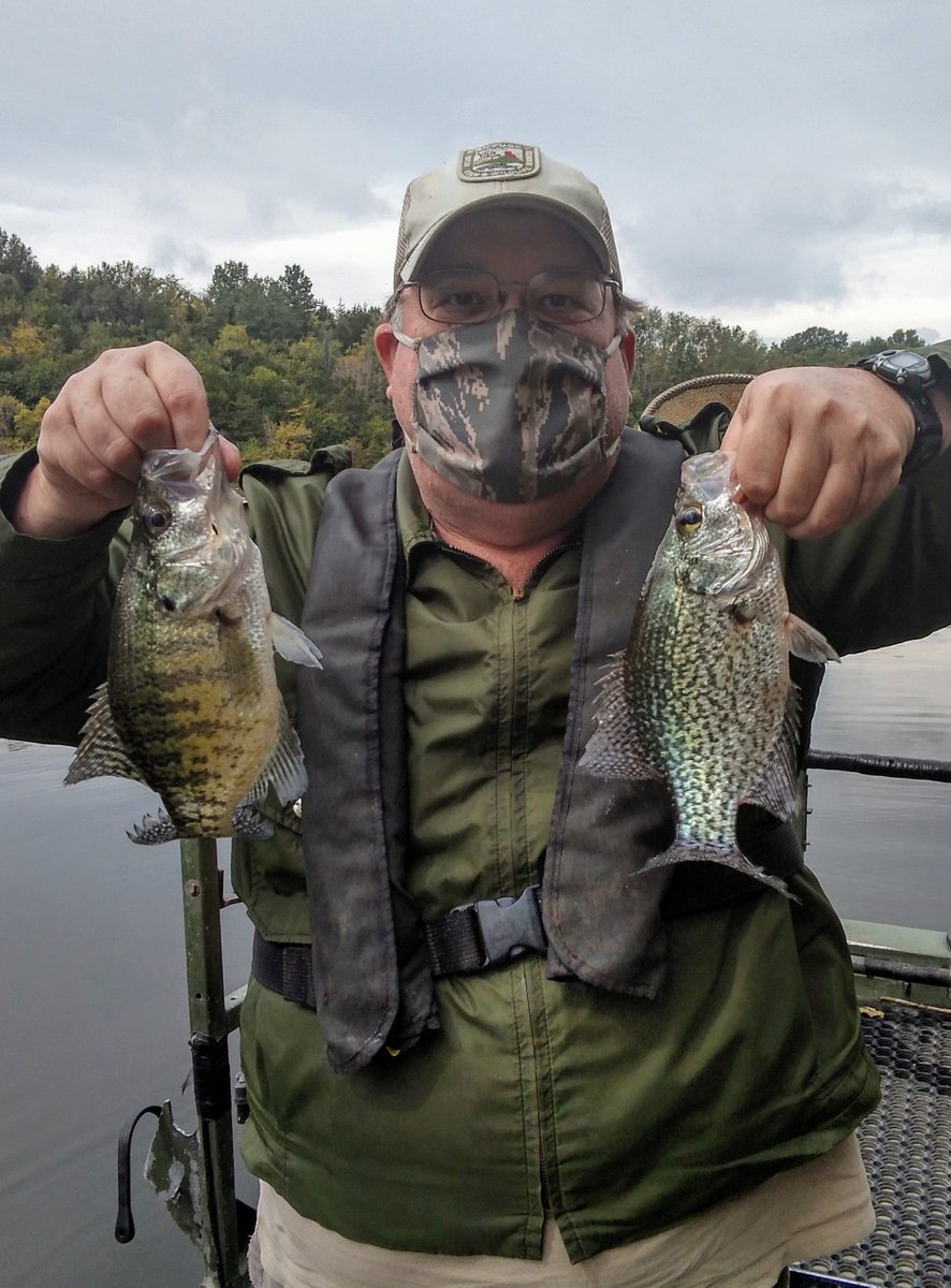 Sampling at #TaylorsvilleLake this week for largemouth #bass. Bass spawn was fair &amp; body condition was excellent. Big bass was a 5lber. Also saw all sizes of #crappie which means crappie fishing should remain good. Saw a few #saugeye too. Water temp in low 70's.