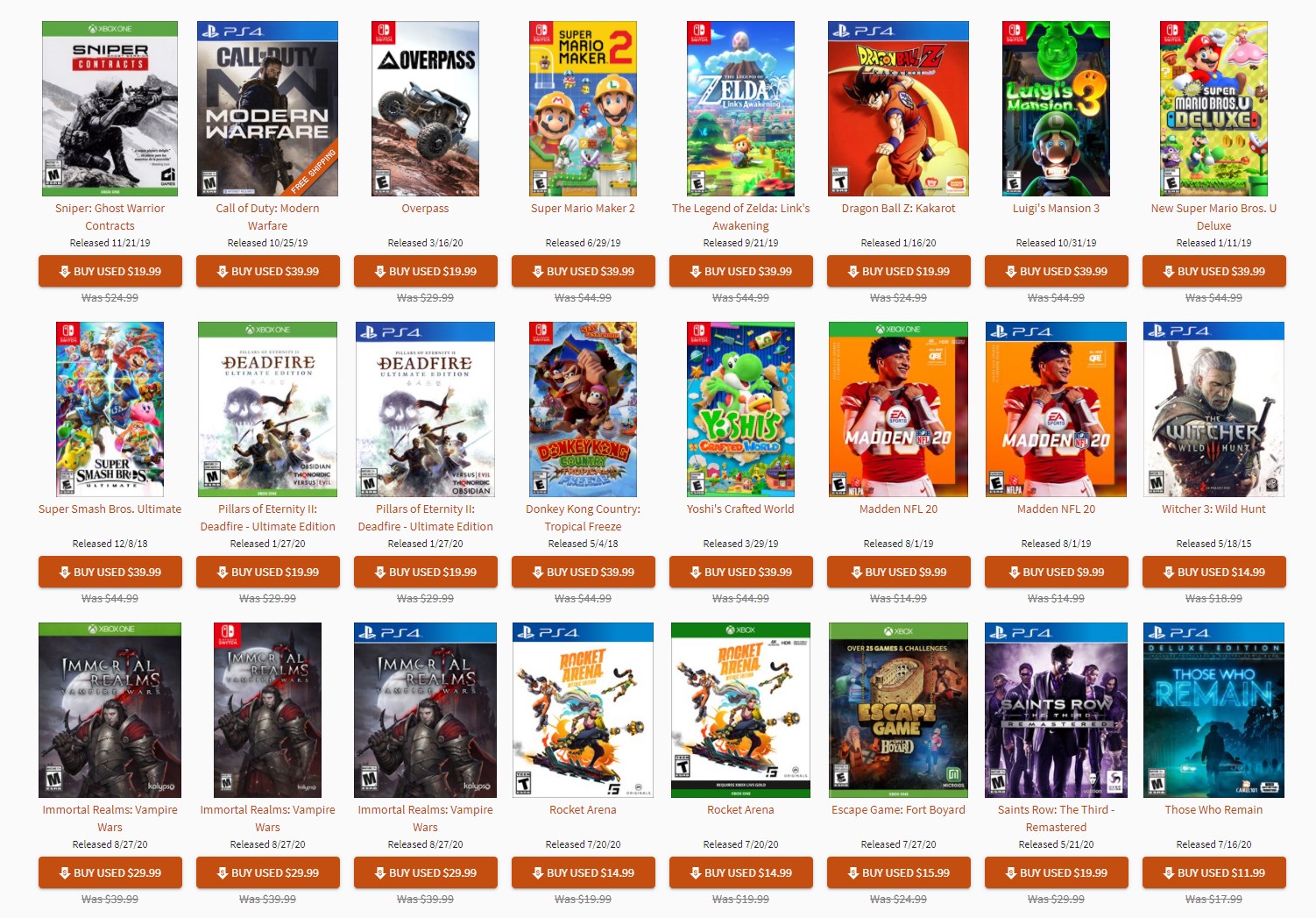 Gamefly used sale game sale