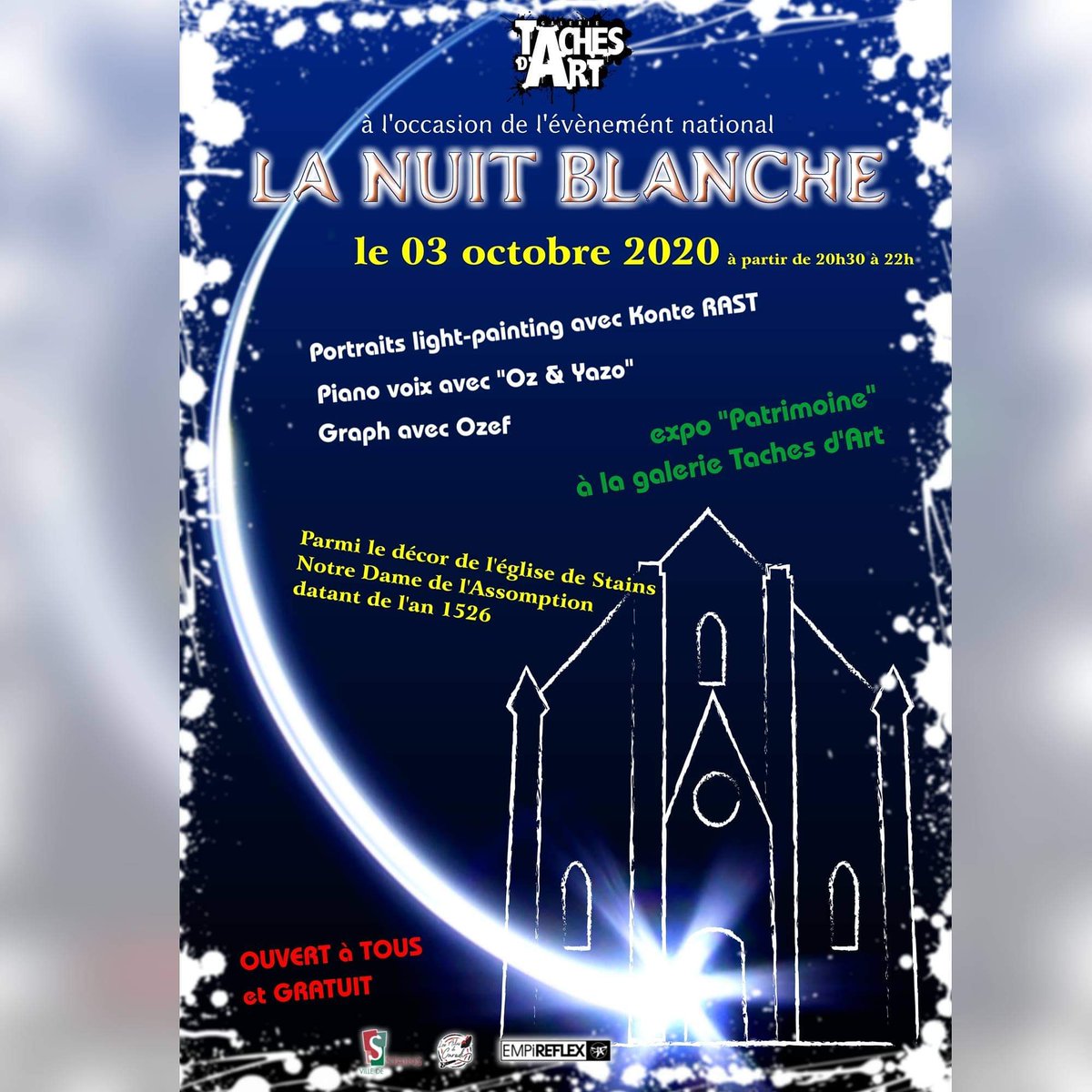 KonteRAST's tweet photo. #stains #lightpainting #tachesdart #NuitBlanche2020 https://t.co/SF5hMTQNDP