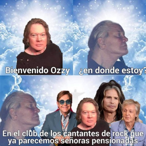 FueraDeContexto's tweet photo. Que manchados con el buen #Ozzy https://t.co/9d5RAkTXGH