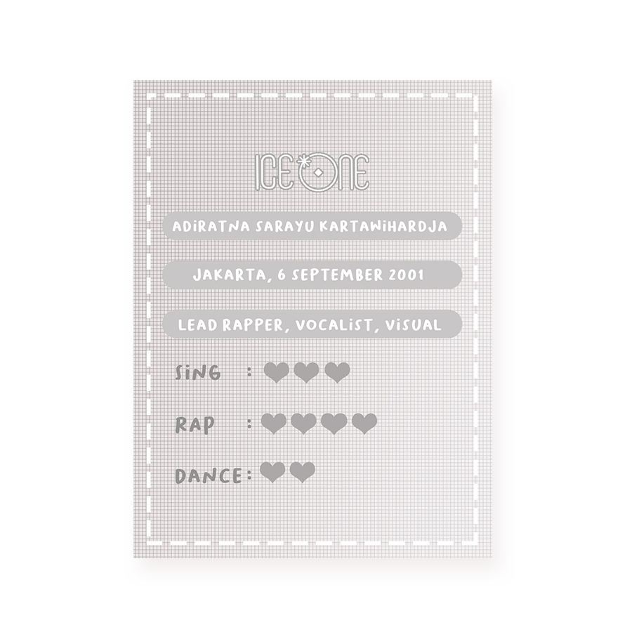 iceone_twt's tweet image. ⠀⠀
⠀⠀       
                                       💌

                      Meet the 7th member! 
             Adiratna Sarayu Kartawihardja.
                            ( @adiprabakti  )

⠀