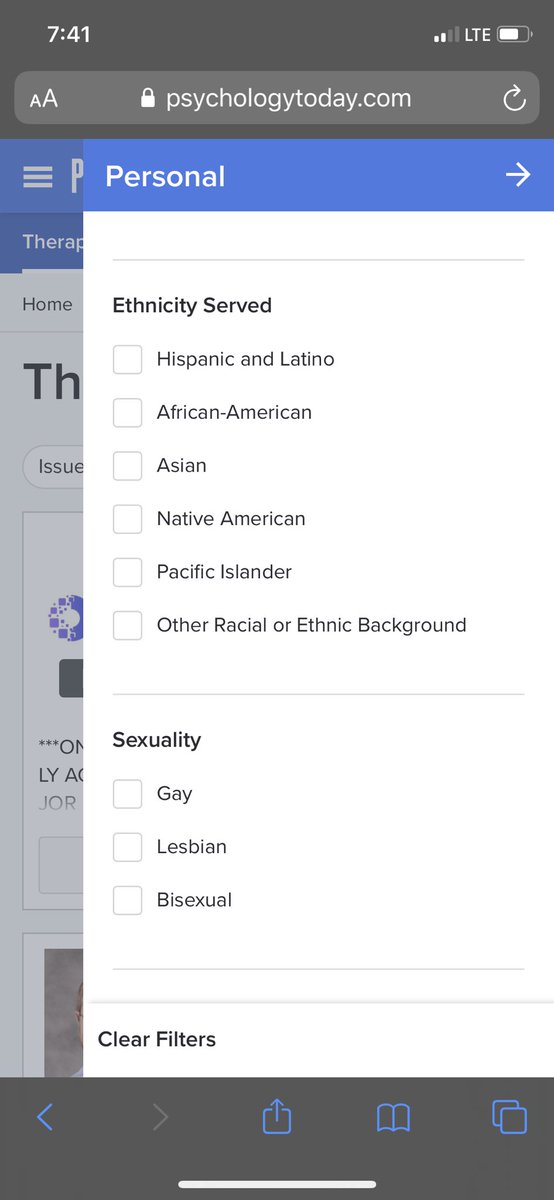 Other demographic filters are provided too. Ultimately, this will narrow a large list down to people who *might* work for your goals.