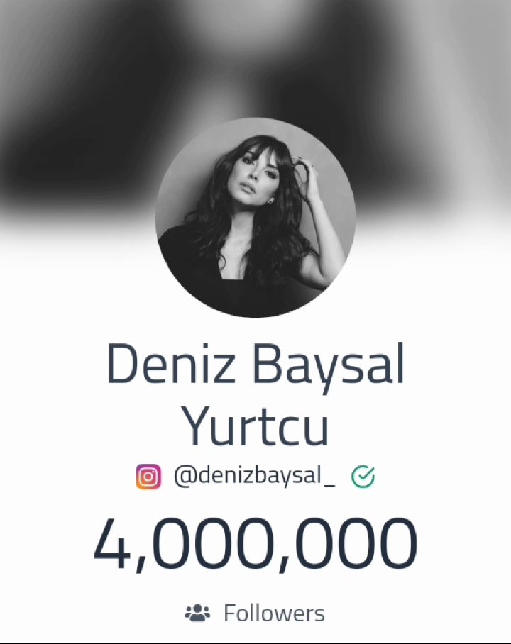 Denizbaysel's tweet photo. Congratulations queen for 4M on instagram , you deserve all the world , i love you so much 😍
I'm so proud of you @BaysalDeniz ❤
#denizbaysal #4m https://t.co/ZivdcVyndT