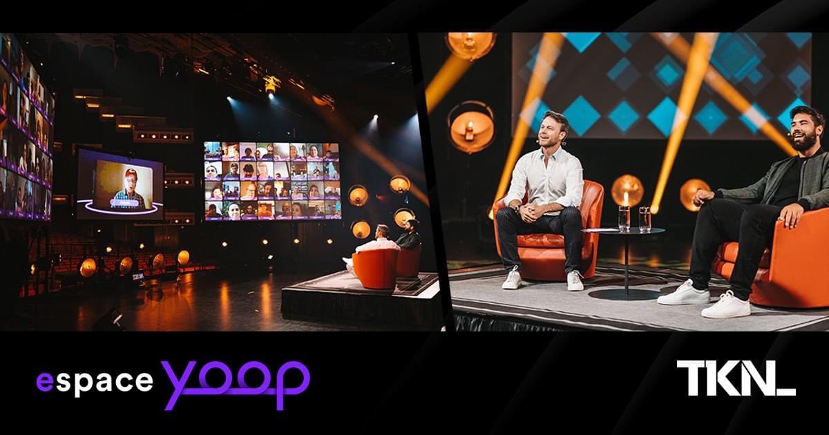 Aujourd’hui, c’est un grand jour! Nous sommes très heureux de vous annoncer que nous sommes maintenant mandataires officiels des événements corporatifs virtuels de l’espace Yoop en direct de la Place des Arts! Nos idées bouillonnent!
Louis Morissette Place des Arts Yoop