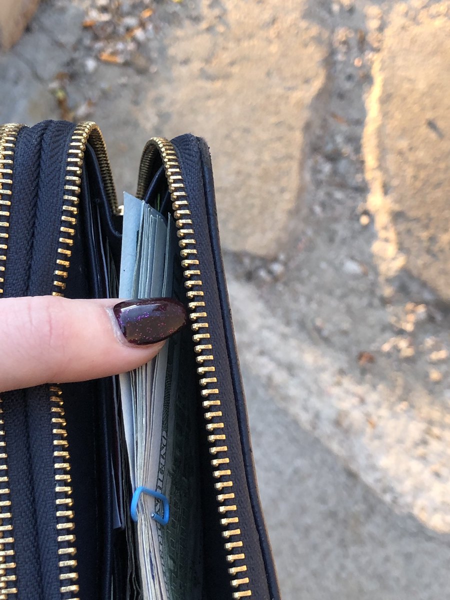 carbaugh_em's tweet photo. I just found a wallet with 2 grand in it and my ass is doing the right thing. Please let good karma be a real thing! https://t.co/LMwE48eoze