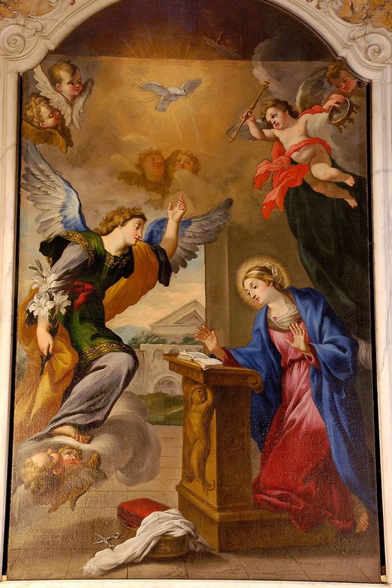 Preparing our hearts & minds:“The angel Gabriel spoke to Mary and said: You will conceive and bear a son, and you shall name him Jesus.” #DivineOffice  #EveningPrayer  #Antiphon