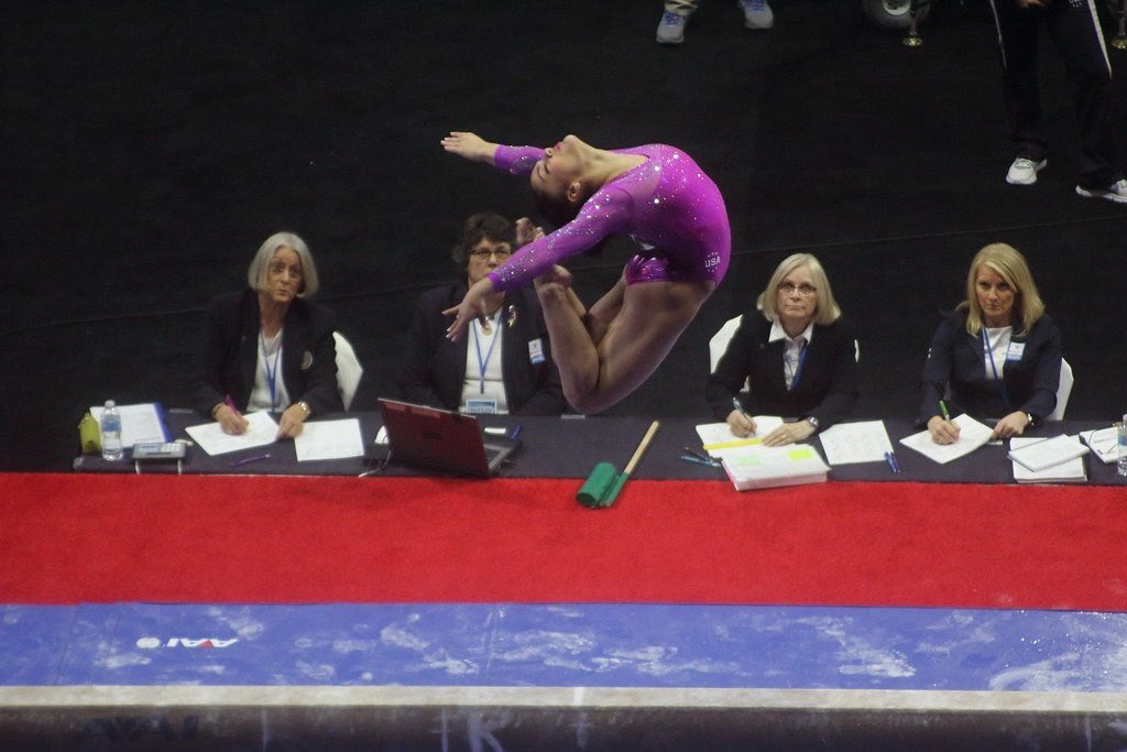 Day 14: 9/29Continuing  #HispanicHeritageMonth today by featuring another incredible woman breaking down barriers, Laurie Hernandez: Gold & Silver Medal winner & member of the incredible “Final Five” team of US gymnasts that dominated the 2016 Summer Olympics!by Susie Butler