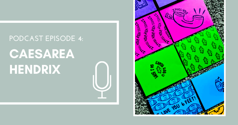 Episode four features Caesarea Hendrix of XOX Handmade Gifts! Caesarea is a multi-talented, multidisciplinary artist whose work focuses on bringing positive and inspiring messages of radical self-love. Give the new episode a listen! buff.ly/2HFPRbm