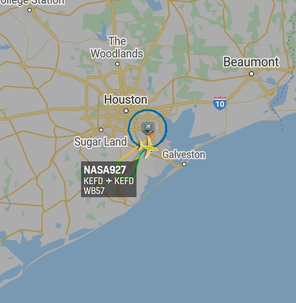 is_keelu's tweet photo. #NASA
Martin/General Dynamics WB-57F Canberra
Over #Texas
#NASA927 #N927NA https://t.co/cUkmnongIR