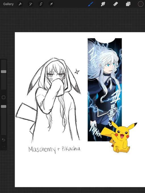 Request from Instagram,

Maschenny dressed as Pikachu
#TowerofGod #tog 
