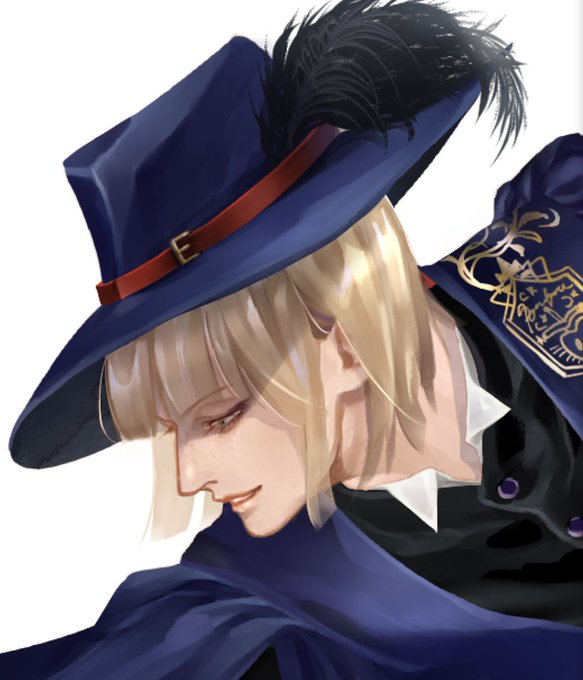 「bangs hat feather」 illustration images(Popular)