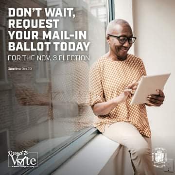 IGOAKAs's tweet photo. Time is running out—only 25 days to request your mail-in ballot! Your request must be received by Oct. 20. Voting by mail is the safest way to vote. Submit your application online at https://t.co/MsbXzlyAYb or text VBM to 77788 #AKAsLEAD #VotingisASeriousMatter https://t.co/FE3Yo5IXoT