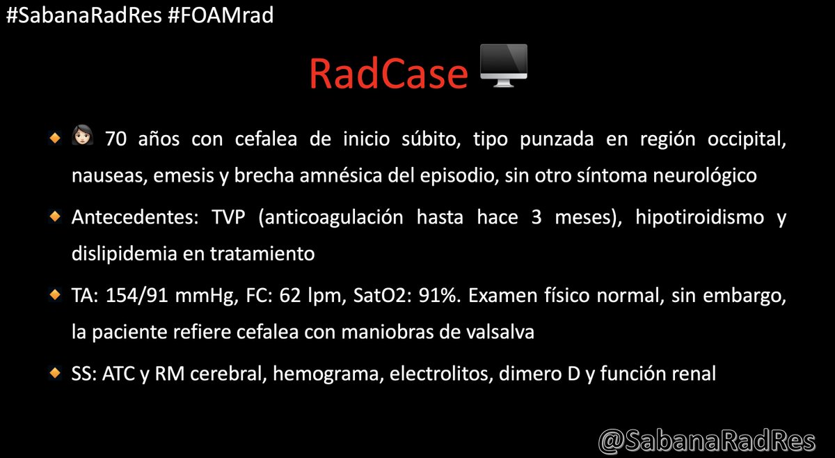 SabanaRadRes's tweet photo. #RadCase 🖥 #Radiology #FOAMrad https://t.co/03W2cxhqmd