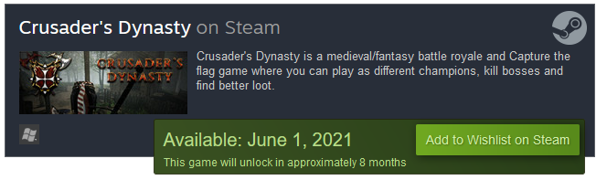 We now have a Steam Store Page! Wishlist us on Steam!

store.steampowered.com/app/1411160/Cr…

#gamedev #indiegames #gamers #NFTs #madewithunity #Unity #blockchaingame #earncrypto #PCGaming #PCGamer <a href="/PhantasmaChain/">Phantasma Phoenix</a>