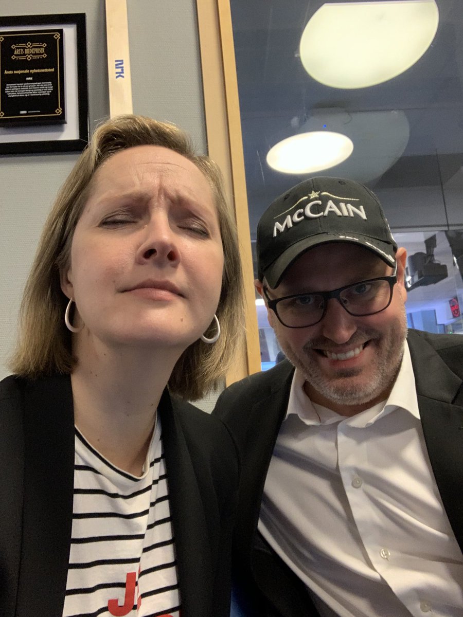 To trøtte tryner som dessverre fikk med seg debatten på vei inn i Nyhetsmorgen i ⁦@nrknyheter⁩