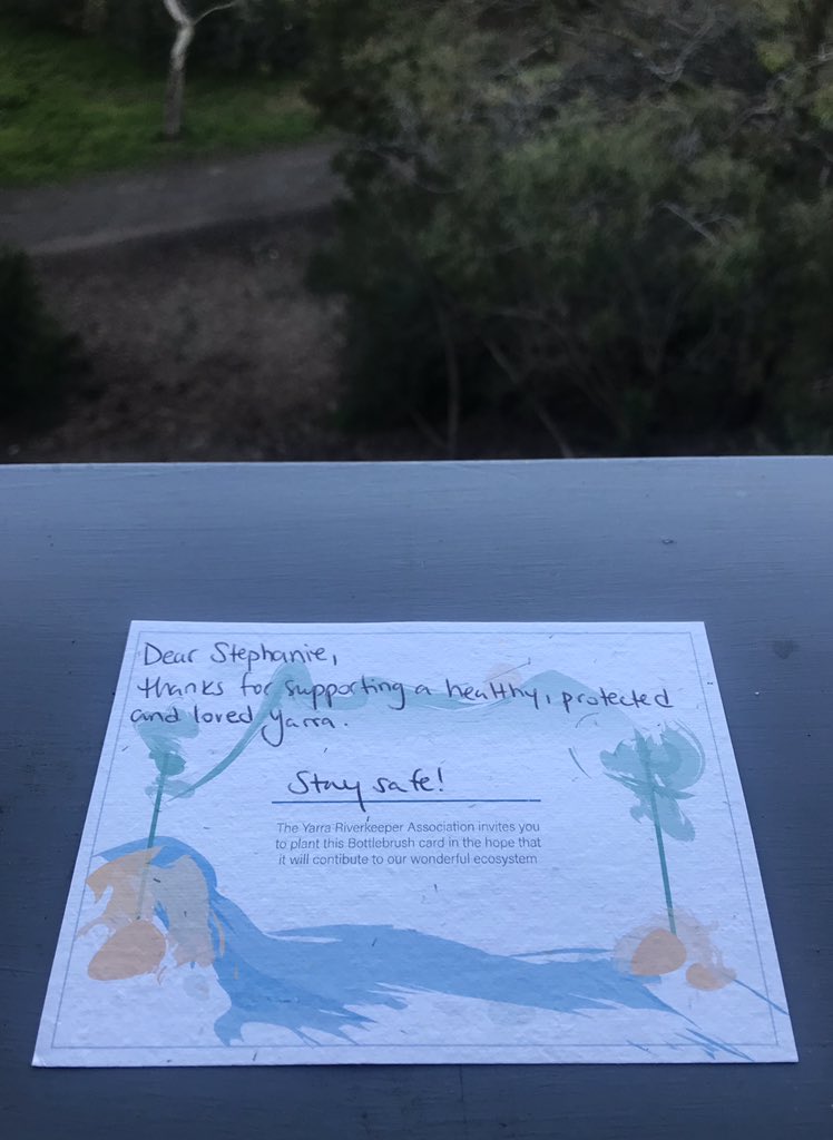 Steph Doole (@steph_doole) on Twitter photo Why yes I would love to turn this piece of paper into a Bottlebrush. Thanks <a href="/TheYarraRiver/">Yarra Riverkeeper Association</a> Why yes I would love to turn this piece of paper into a Bottlebrush. Thanks <a href="/TheYarraRiver/">Yarra Riverkeeper Association</a>
