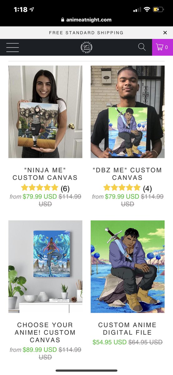 also if anyone is into anime check them out for some dope custom art, got one for my brother, amazing gift  https://www.animeatnight.com 