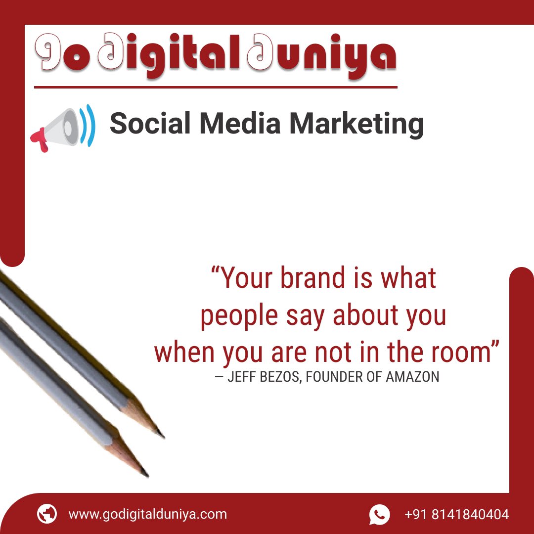 DuniyaGo's tweet photo. 📌Branding is what people remember. 📌Branding is what people attract to.
📌Branding is what people believe on.
📌Contact us today to start your branding today on Social Media. 
#business #smallbuisness #brandstrategy #analytics #digitalmarketing #godigitalduniya https://t.co/FT8Akq8oTa