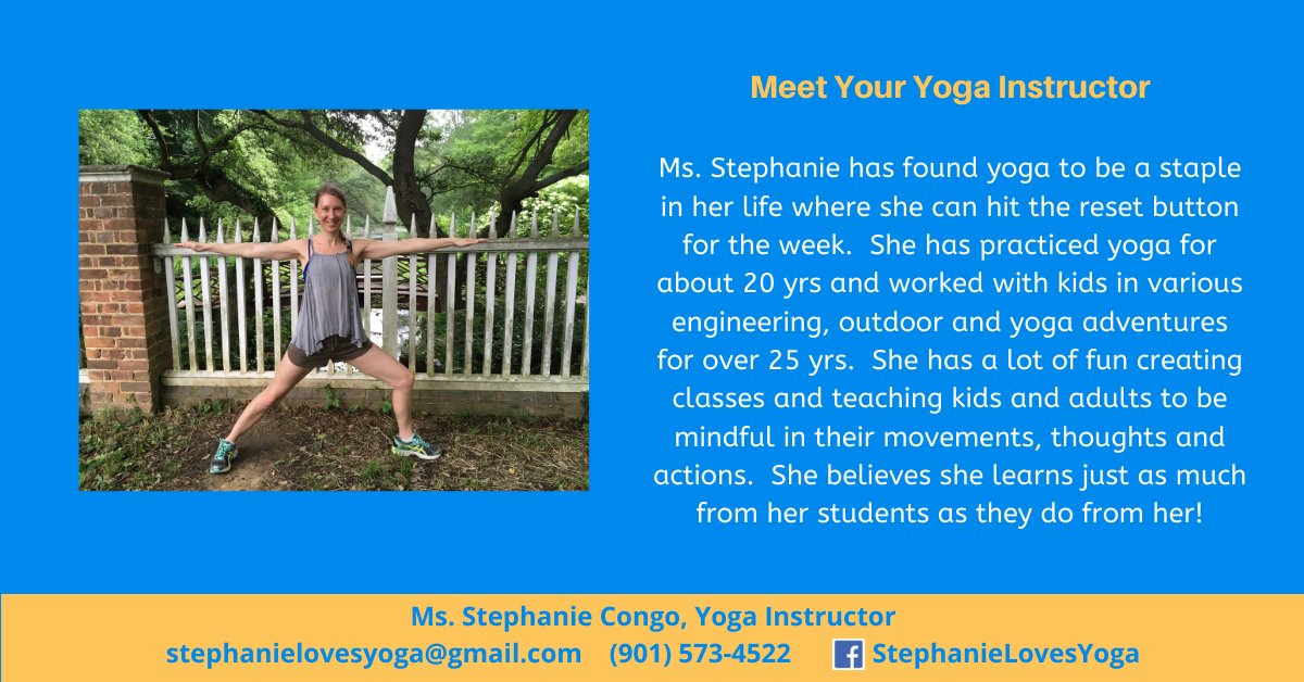 Yoga registration goes live on Thursday and there's options for everyone!! Students, teachers, staff, admin, parents, and anyone else in our community can register!! Don't miss out on this exciting opportunity to enhance your body, mind, and spirit!!