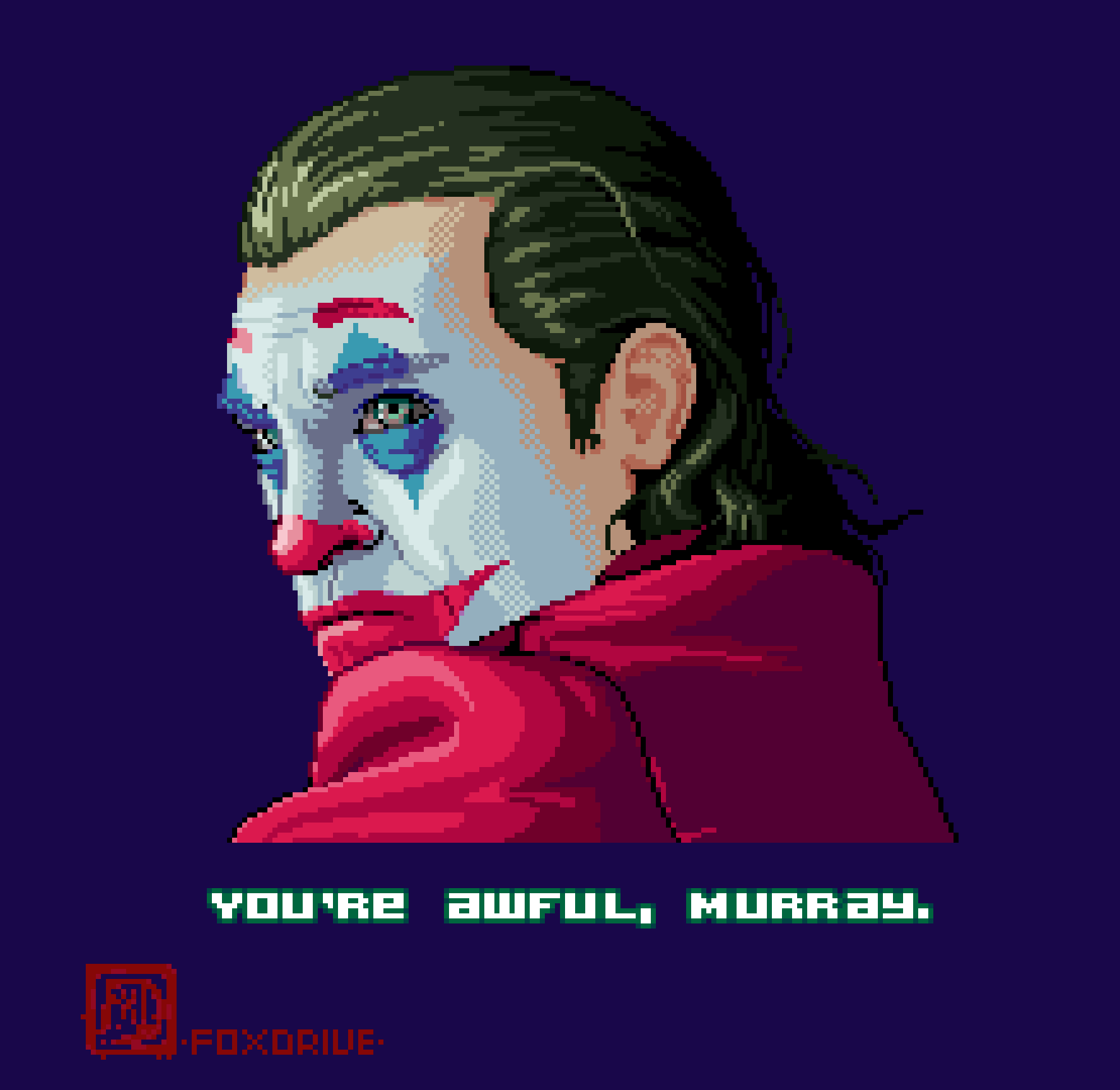 Pixel Art do Coringa