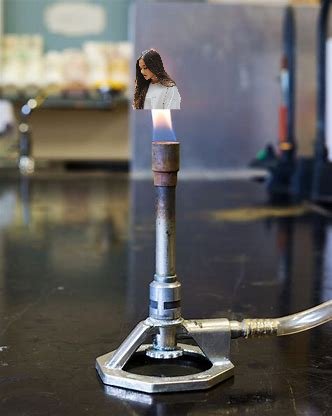 She is the flame on the bunsen burner, she's so hot