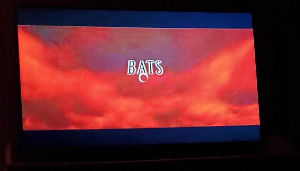 bruisedwitch's tweet photo. Found this gem on @PrimeVideo with @LouDPhillips and my inner child is ecstatic. You would think this movie would scare me as a child against bats, but actually did the opposite! This movie actually made me become fascinated with them more. 🥰🦇🖤 #Bats #movienight https://t.co/vEc4CJNp5j