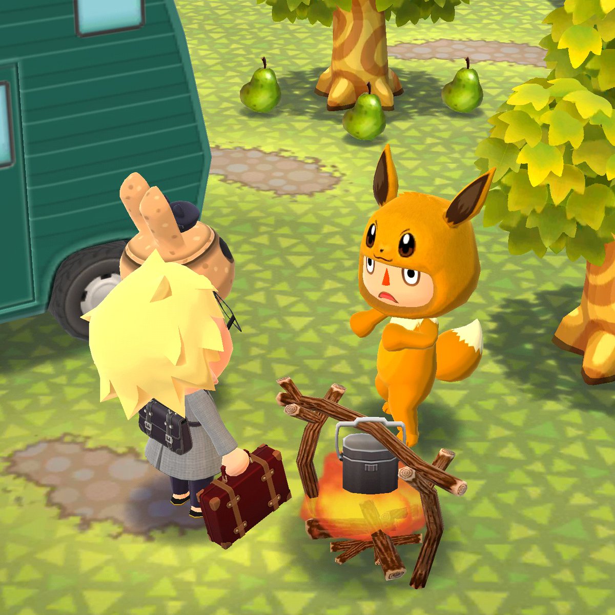 kiya_carp's tweet photo. #ポケ森
今回島に遊びに来てくれた方は
ジェイさん(@pokemori_Jay)
【イタズラしちゃうぞ〜】
Σ(ﾟ□ﾟ)あっ!!鞄燃えそう
遊びに来てくれてありがとう😊 https://t.co/Tgm2zbXXhs