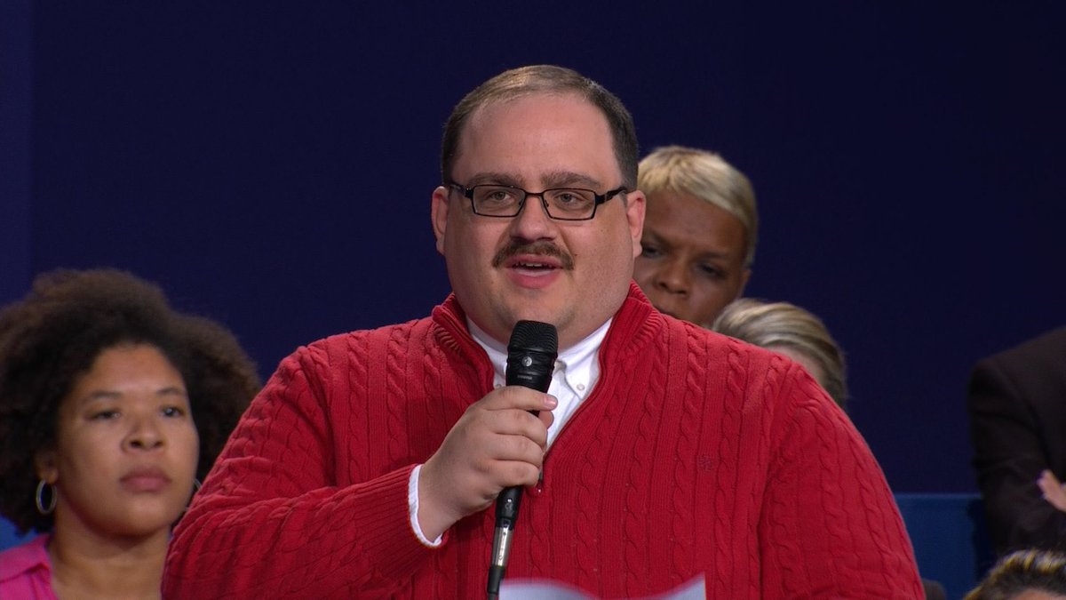 JimPMyers's tweet photo. Save us, Ken Bone. We need you now more than ever... https://t.co/moc0ckstHD