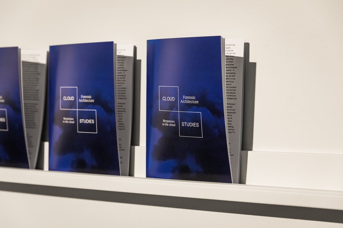 utsart's tweet image. Responses to the Cloud provides a local context to #CloudStudies by Forensic Architecture at #UTSGallery, with new writing by @JJDeSantolo @thalia_anthony @tom_melick @curiousother @sababebawi Joel Spring and Micaela Sahhar. @ForensicArchi