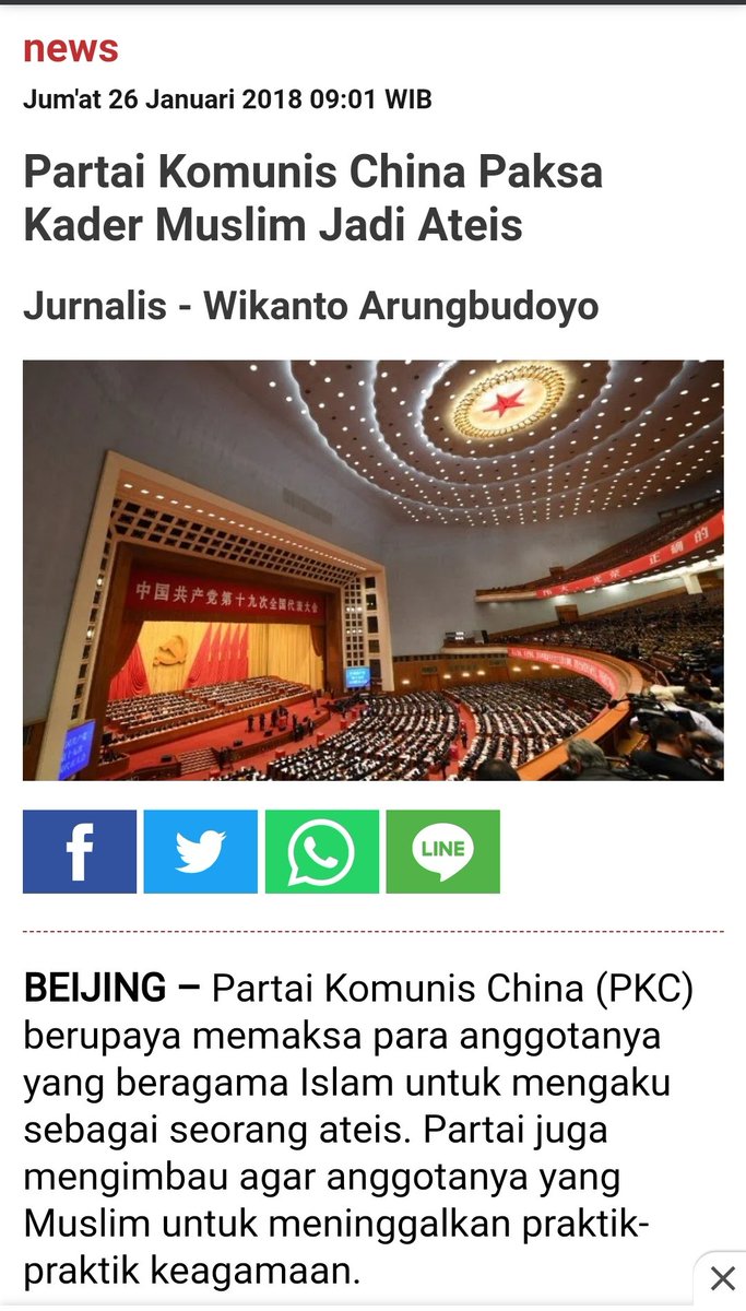 ❌Agama VS Komunis❌

Ada yg 'membela', paham komunis tidak sama dg atheis.

Per definisi, bisa jadi demikian.
Dalam praktiknya? komunis sejati PASTILAH atheis. 

Hal ini krn agama dianggap sebagai penghalang dalam mewujudkan tatanan masyarakat sesuai paham komunis.

That's it!