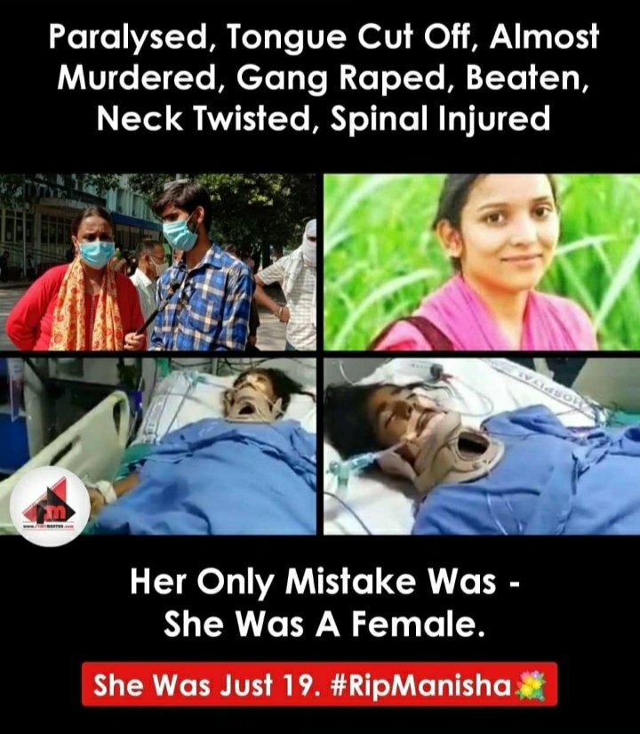 Amandeep_Kaur99's tweet photo. #HathrasCase RIP humanity 😠
#JusticeForManishaValmiki All we hope now is speedy justice prevails.
Where is the Ram Rajya ? #ShameOnYogi https://t.co/IhkiYQcKai